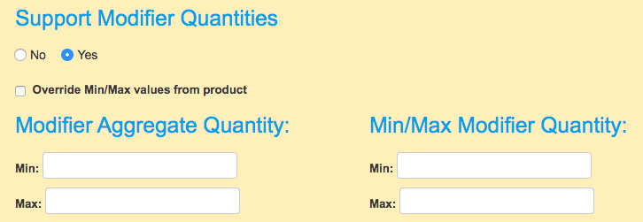 Modifier Quantities – Olo Help Center